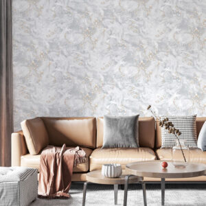 Metallic Modern Marble Living Room Wallpaper Roll