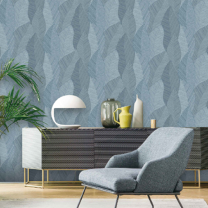 Soft Leaf Textured Wallpaper