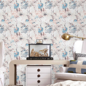 Pastel Meadow: Watercolor Wildflower Wallpaper