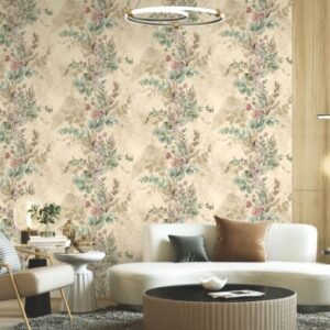 Eucalyptus Leaves Botanical Floral Wallpaper